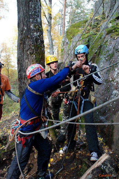 Полка после косого спуска