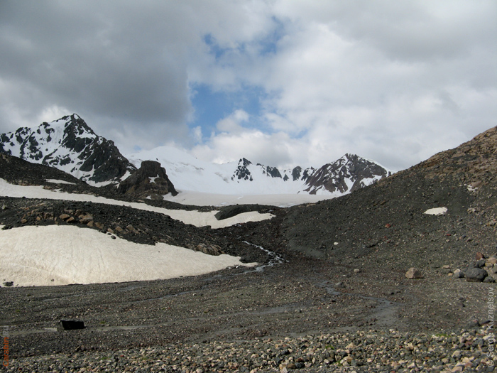 Виден цирк перевала