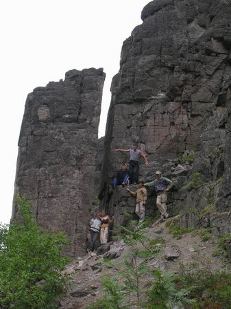 Скала в ущелье Аку-Аку