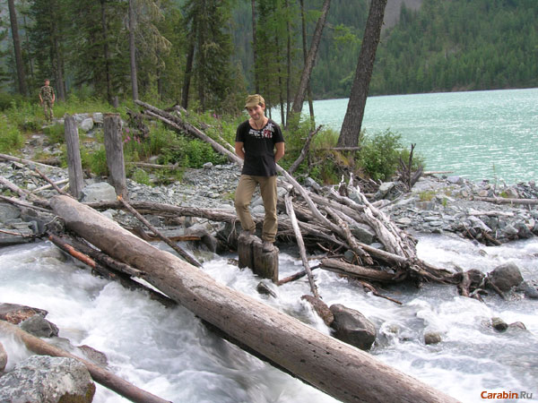 Переправа через р.Зеленая