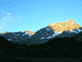 Рассвет в горах