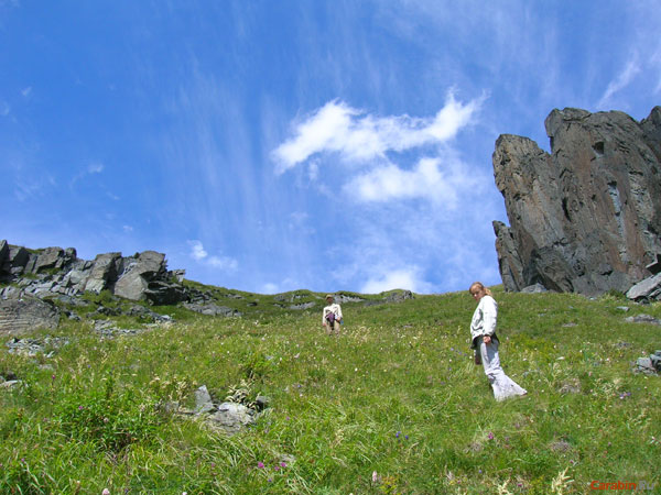 Подъём на оз.Синее