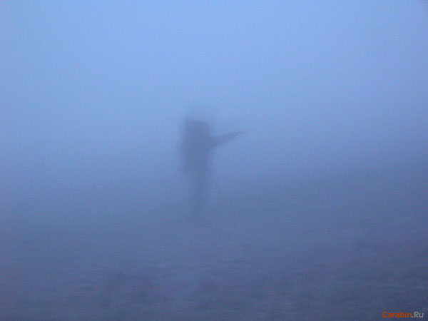 В облаке на перевале