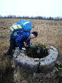 Колодец в кирпичную галерею.