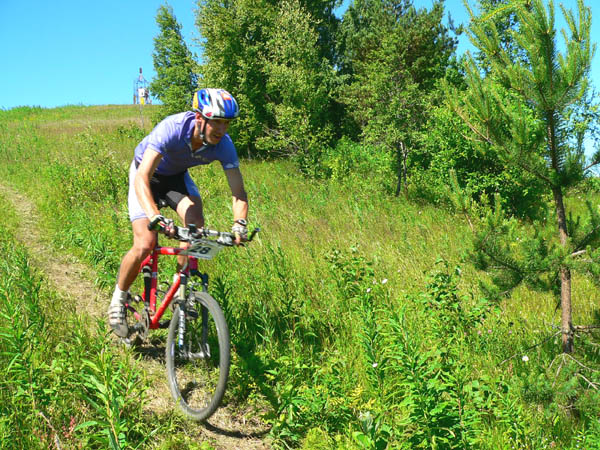 Ваня Кононов перед поворотом..