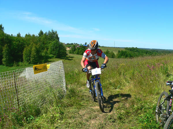 Красивый выход после небольшого подъема..