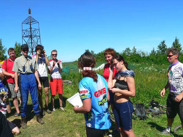 Награждение победителей. Женщины.
