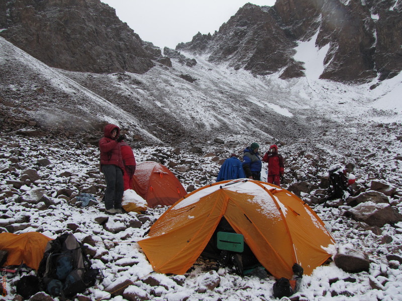 ночлег с видом на перевал Маметовой