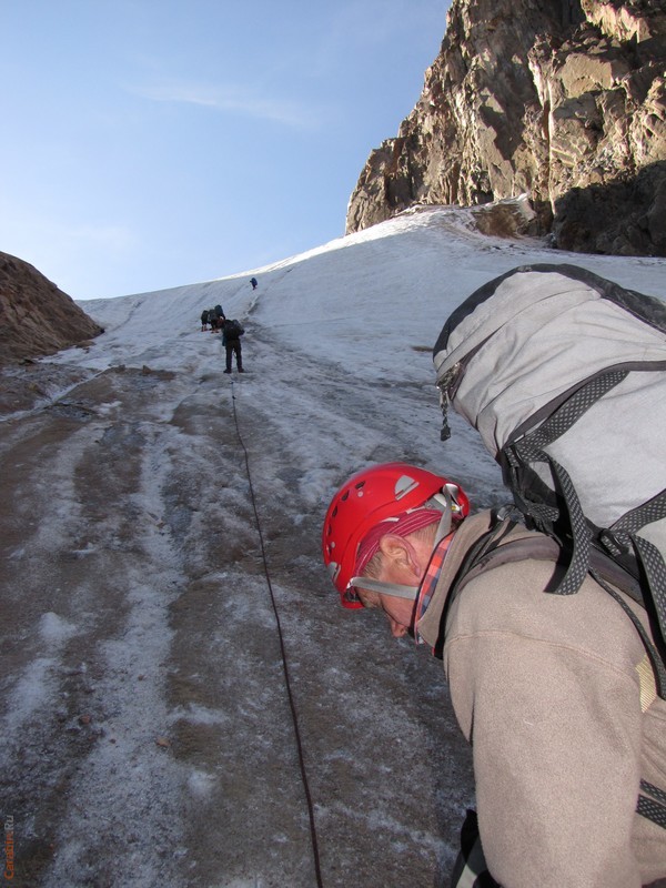  начало подъема на Чкалова. Мы думали что это 2А